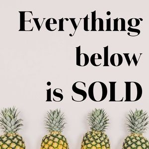 Everything below is SOLD
